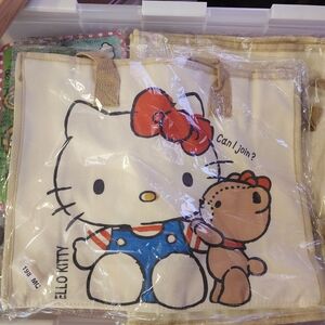 2 Hello Kitty Canvas Tote Bag